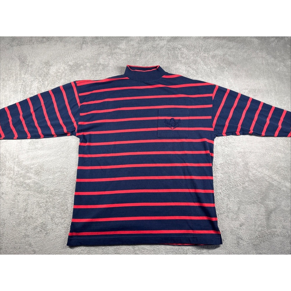 Vintage Caren Charles Sport Striped‎ Retro Top Shirt Womens Size XL